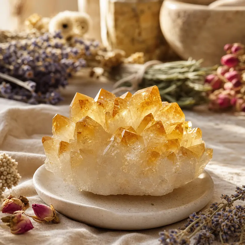Citrine crystal