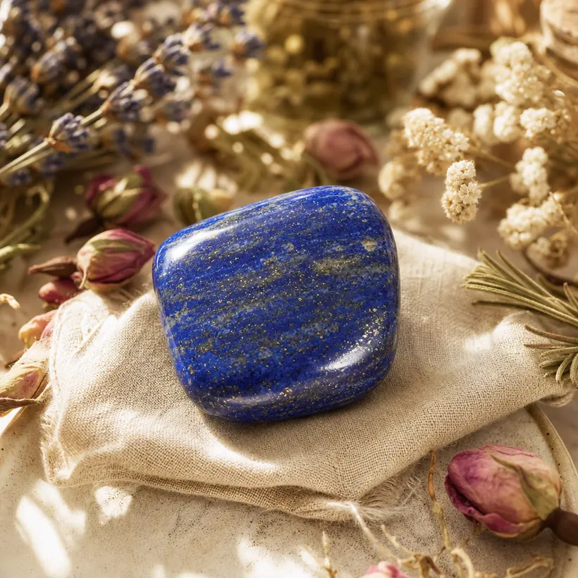 Lapis lazuli crystal