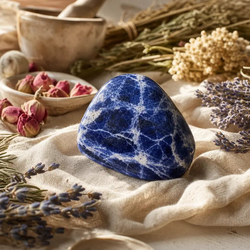 Sodalite crystal