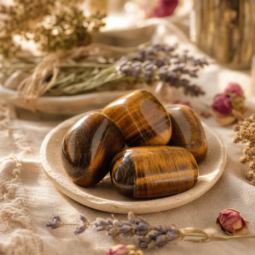 Tiger eye crystal