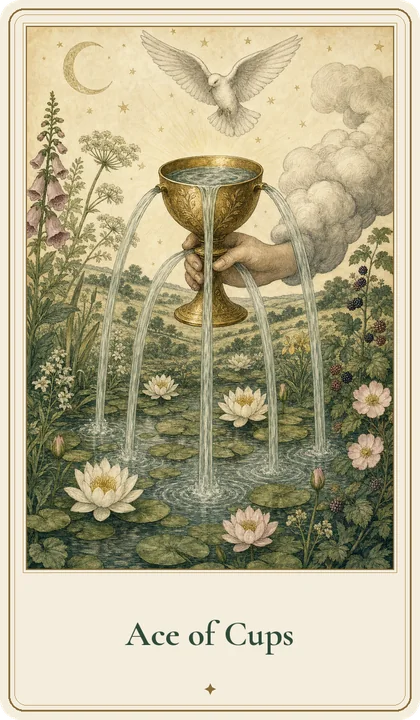 Ace of Cups tarot card
