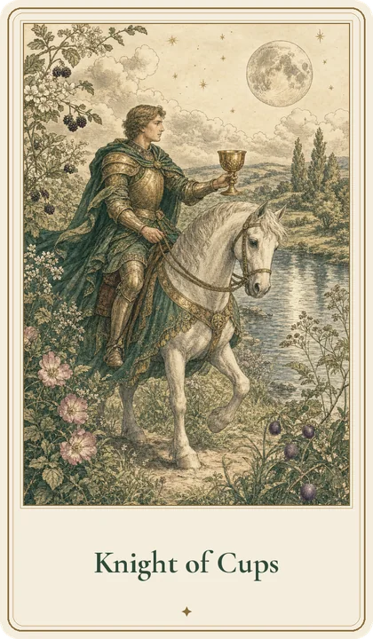 Knight of Cups tarot card