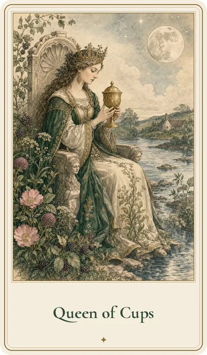 Queen of Cups tarot card