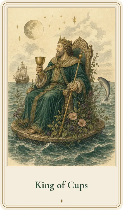 King of Cups tarot card