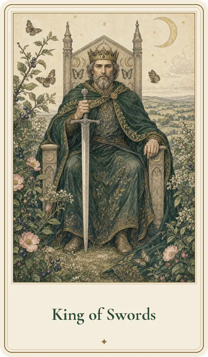 King of Swords tarot card