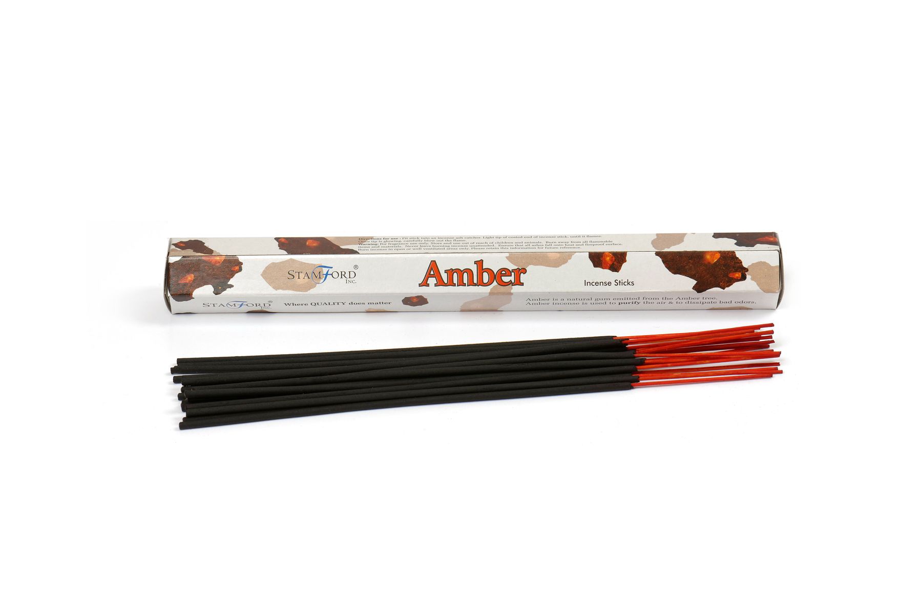 Stamford Premium Hex Incense Sticks – Amber