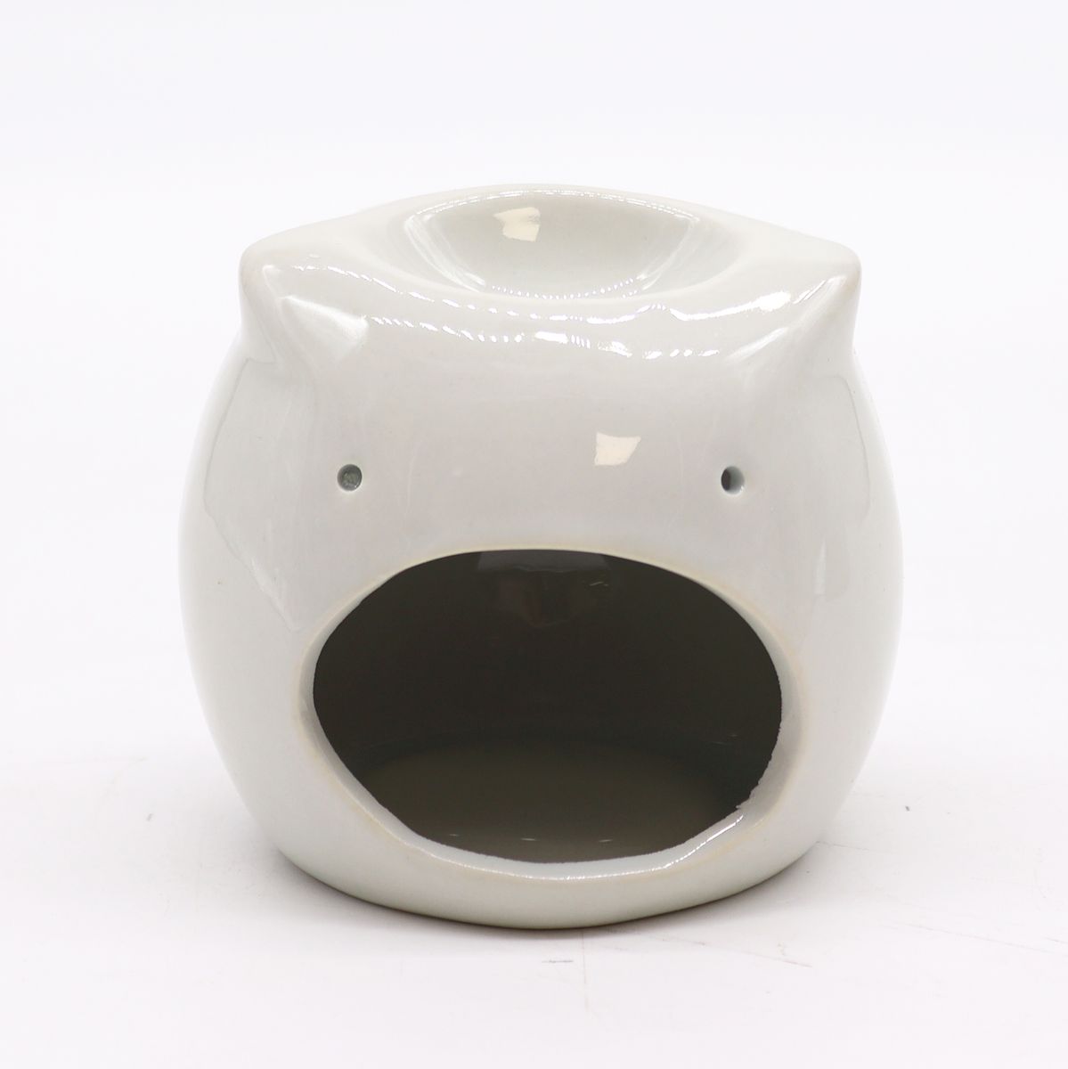Classic White Oil Burner – Short Owl
