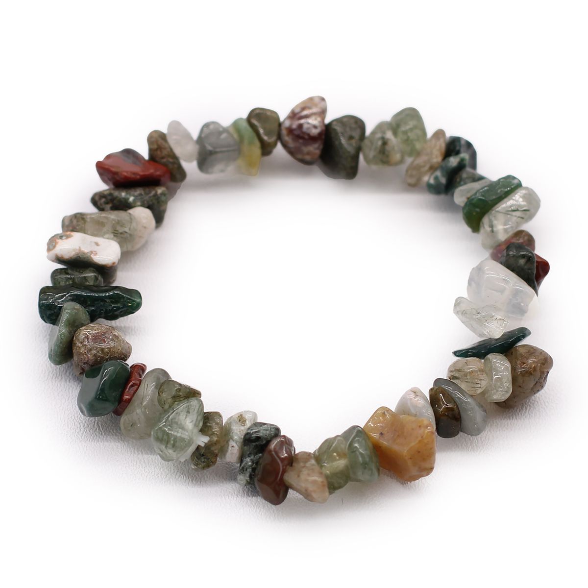 Chipstone Bracelet – Moss Agate