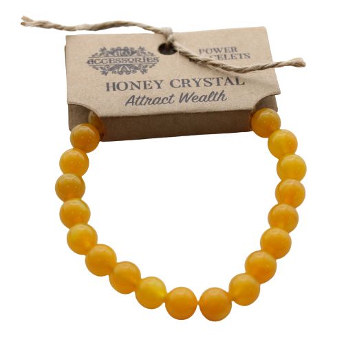 Power Bracelet – Honey Crystal
