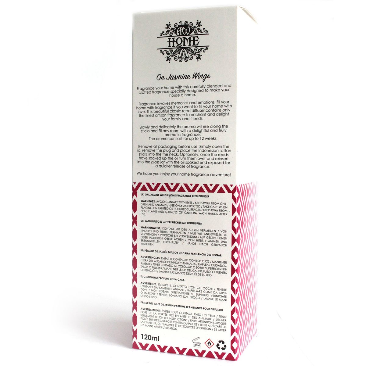 On Jasmine Wings Reed Diffuser – 120ml