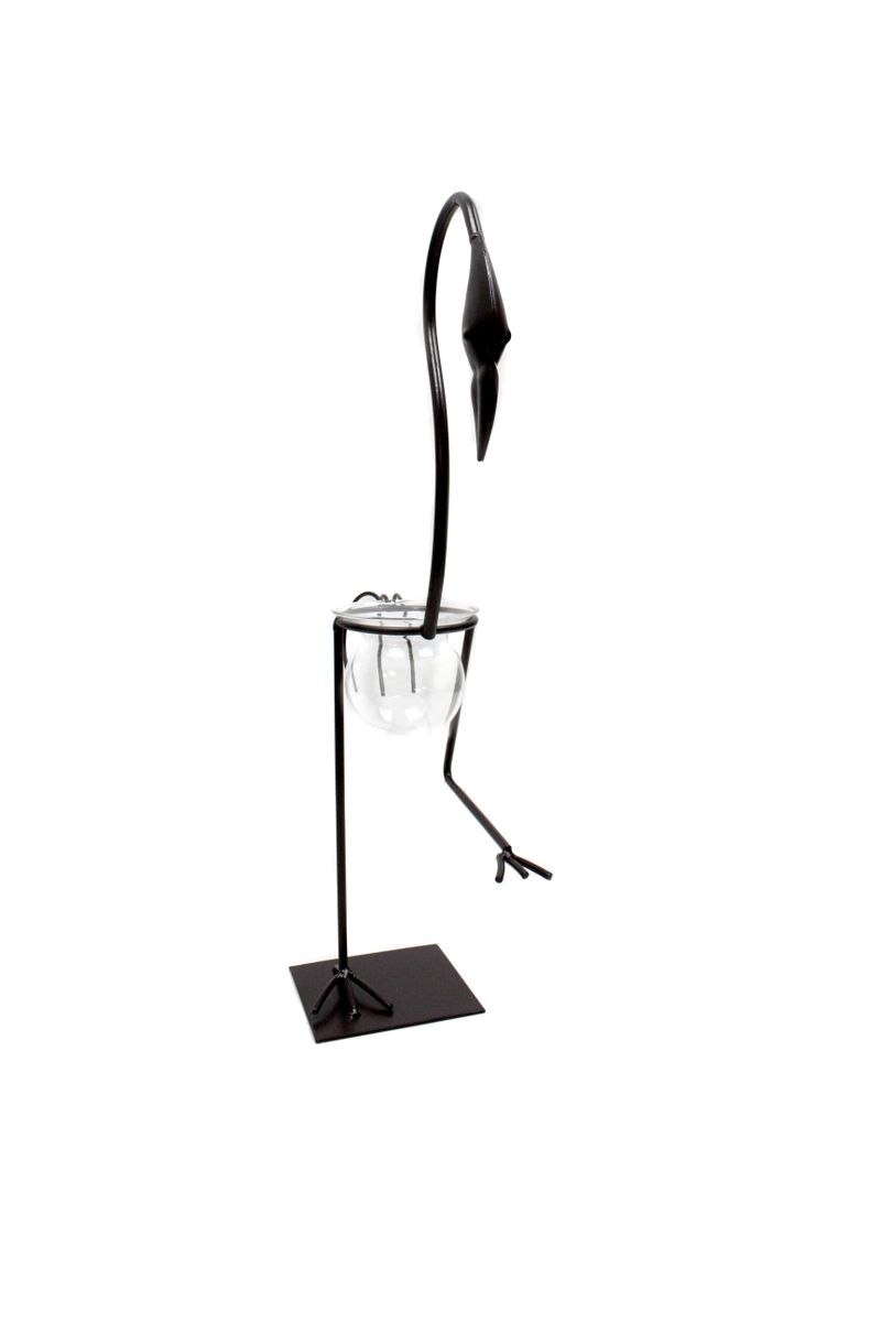 Hydroponic Home Décor – Tall Flamingo One Pot Stand