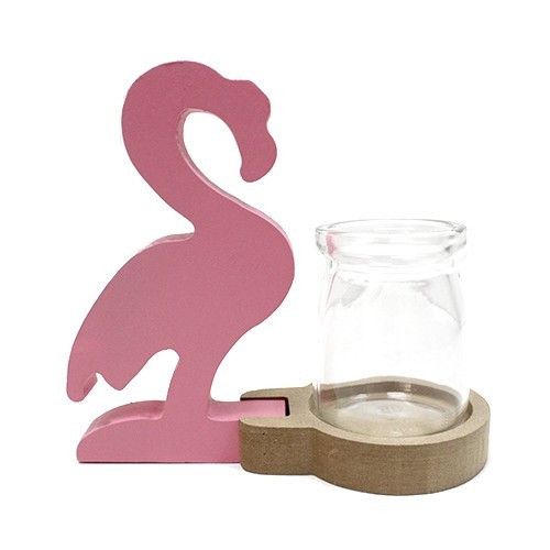 Hydroponic Home Décor – Pink Flamingo Pot