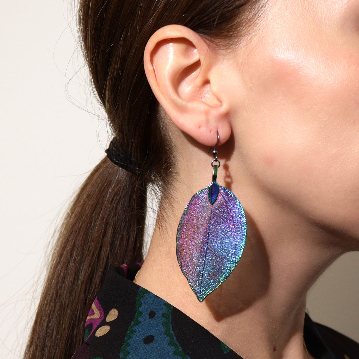 Bravery Leaf Earrings – Multicoloured