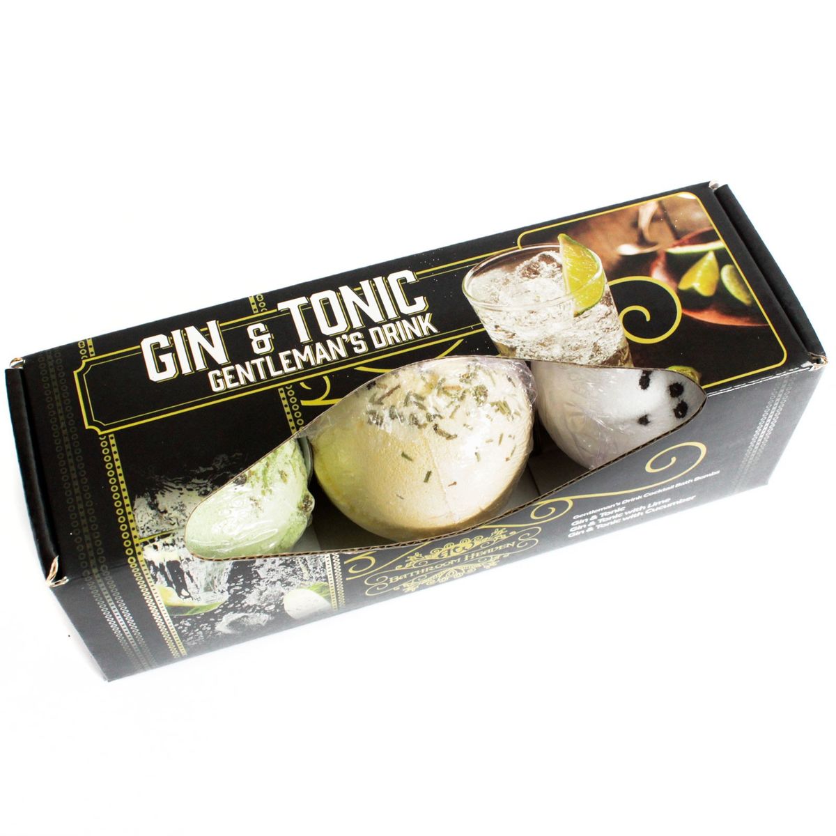 Gin & Tonic Bath Bombs – Set of 3