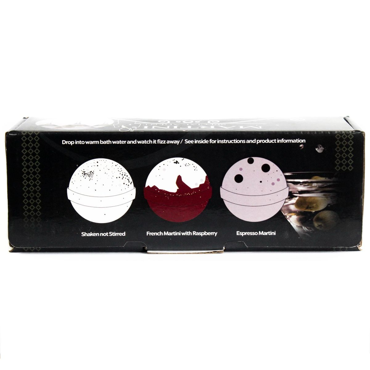 Martini Bath Bombs – Set of 3