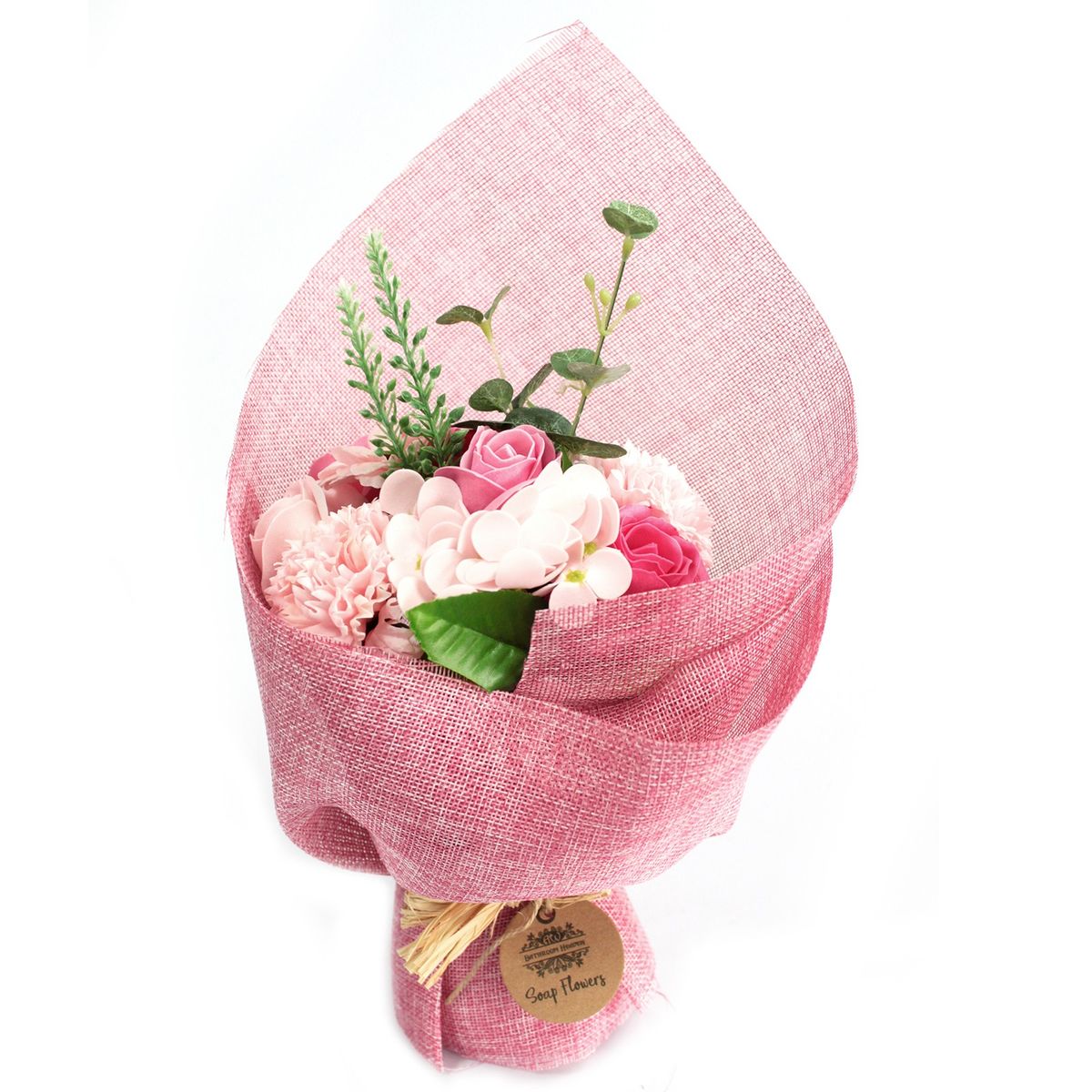 Standing Soap Flower Bouquet – Pink