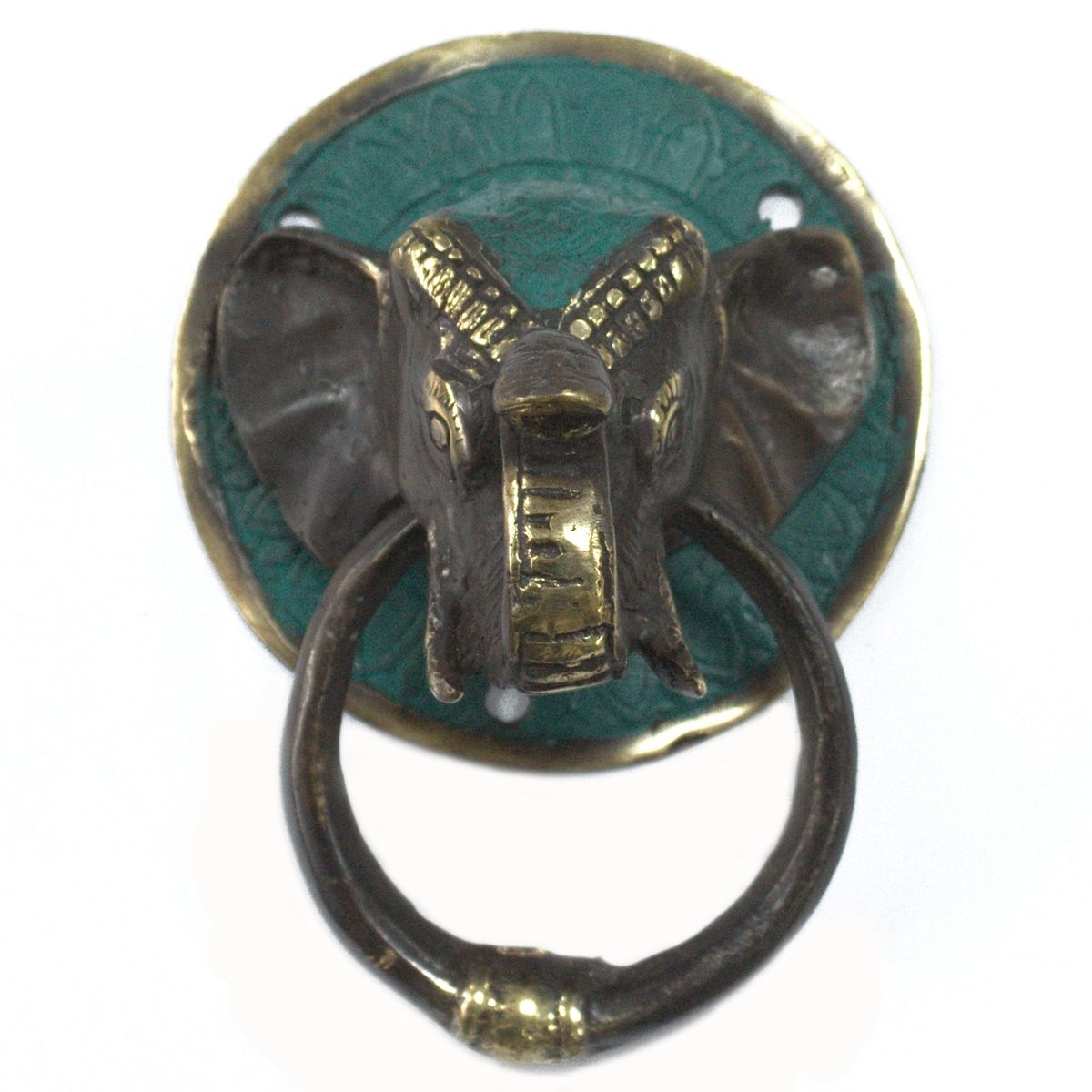 Brass Door Knocker – Elephant's Head