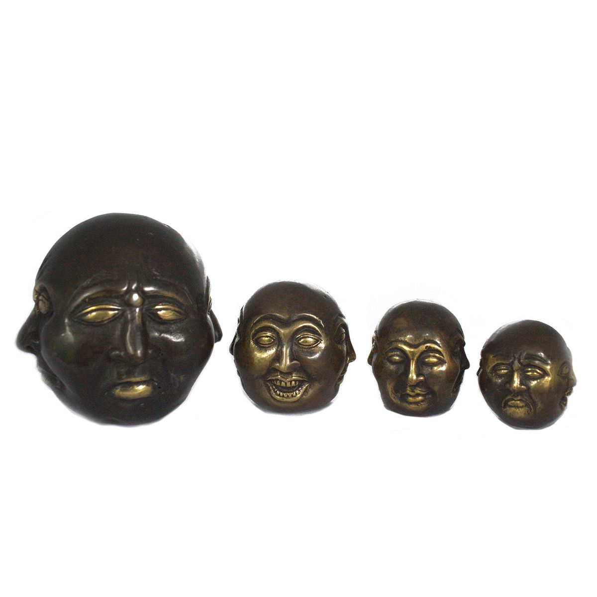 Feng Shui Brass Four Face Buddha – 4.5cm