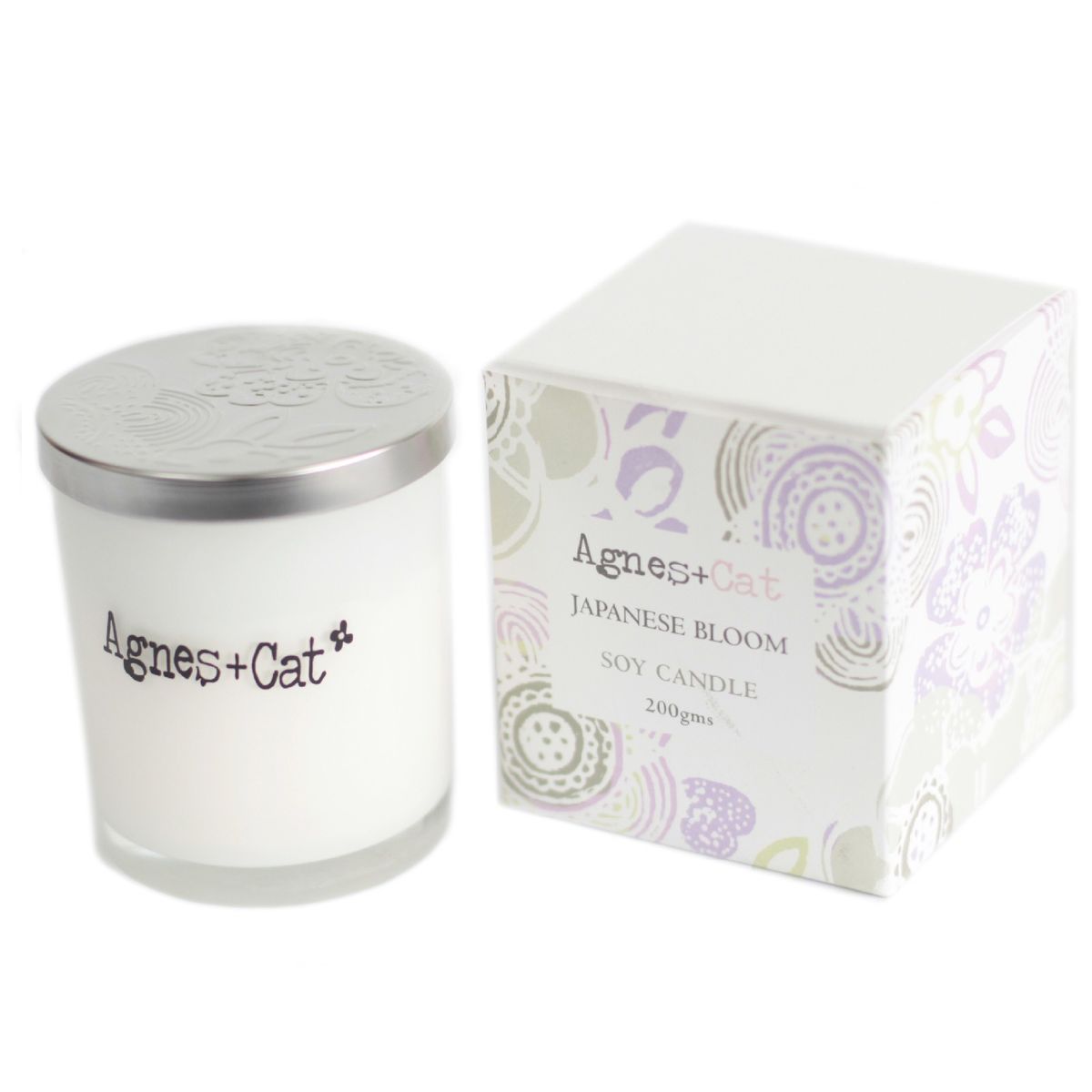 Agnes + Cat Votive Candle – Japanese Bloom