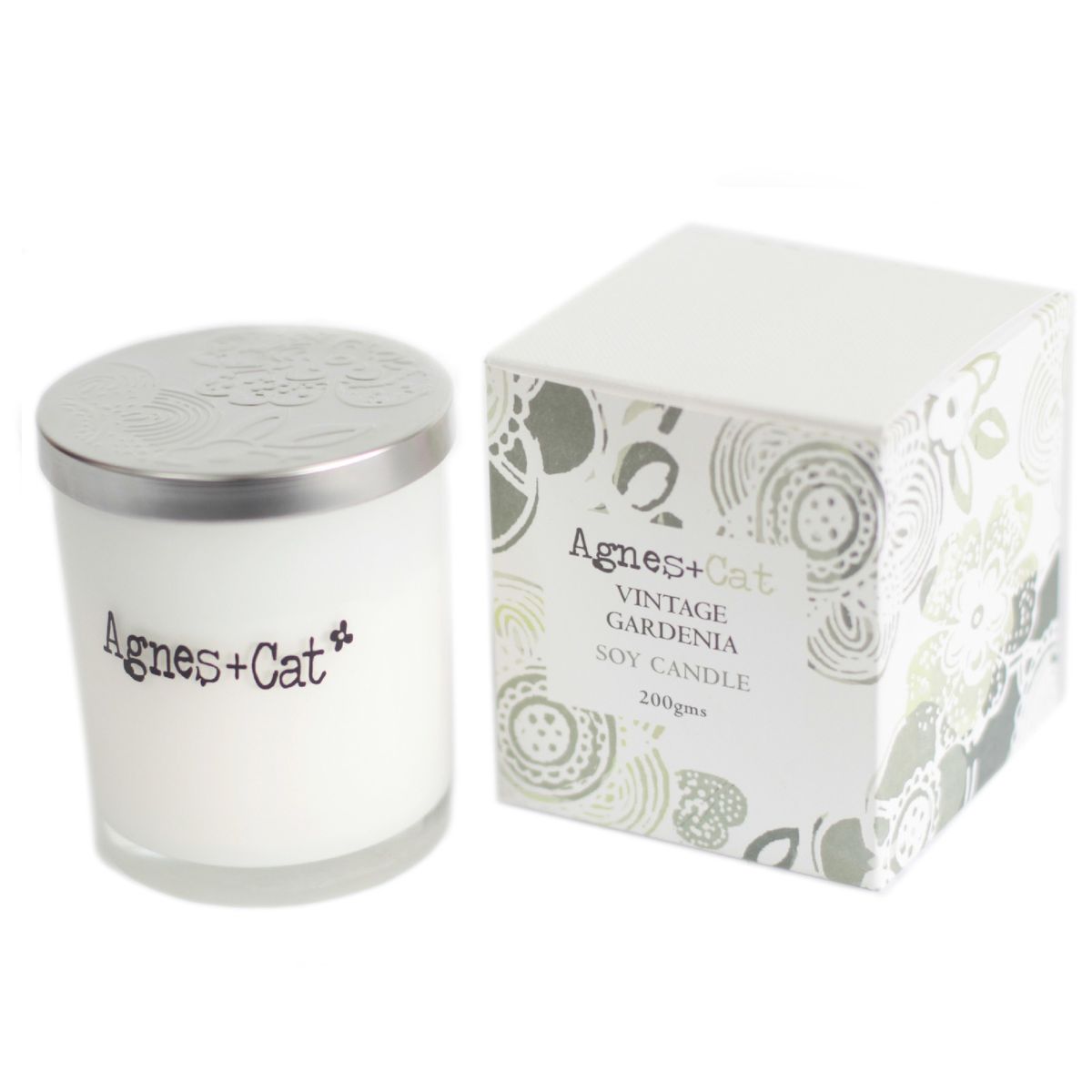 Agnes + Cat Votive Candle – Vintage Gardenia