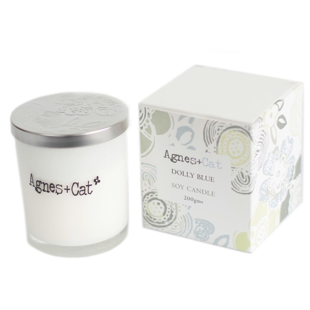 Agnes + Cat Votive Candle – Dolly Blue