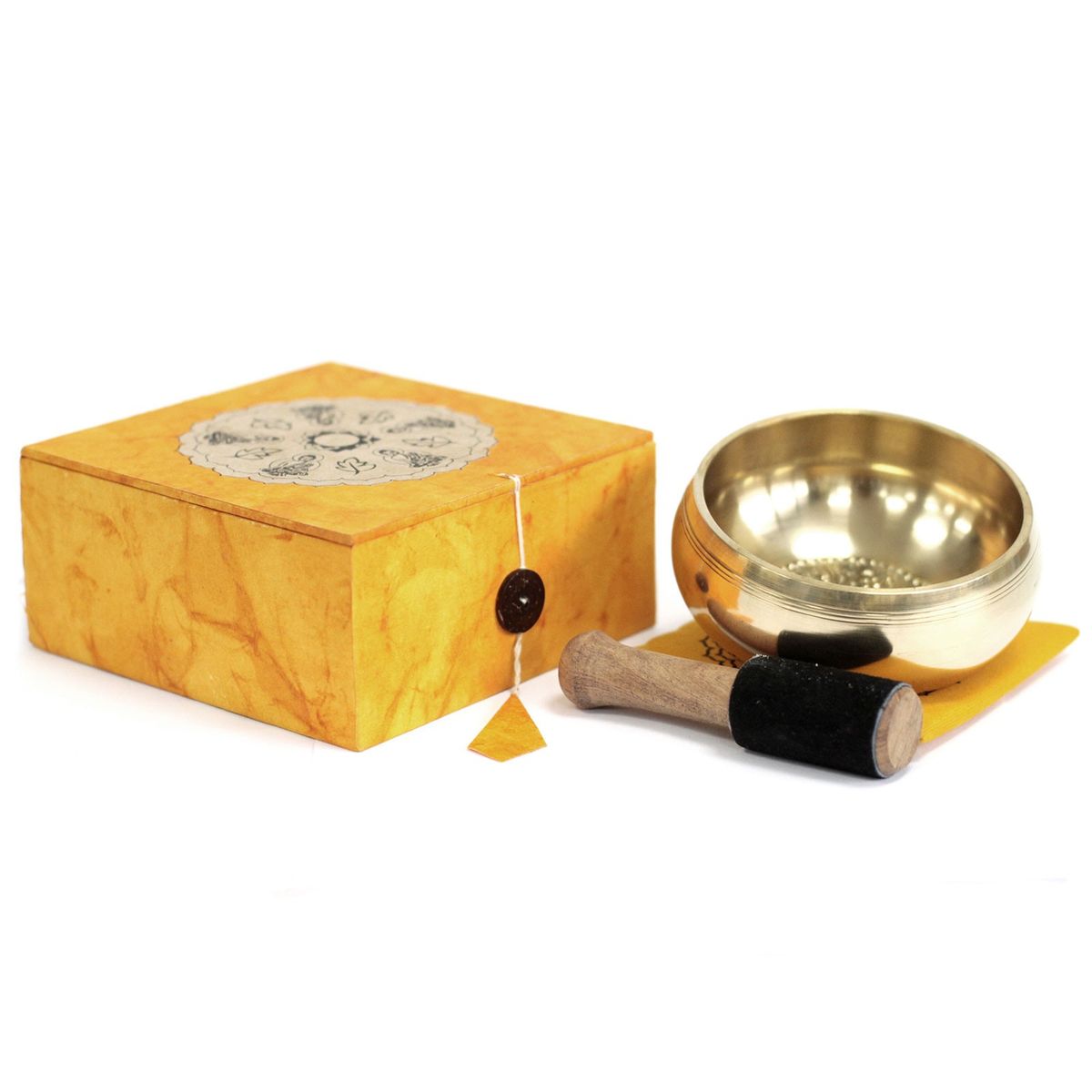 Meditation Singing Bowl Gift Set with Cushion & Striker – 11.5cm