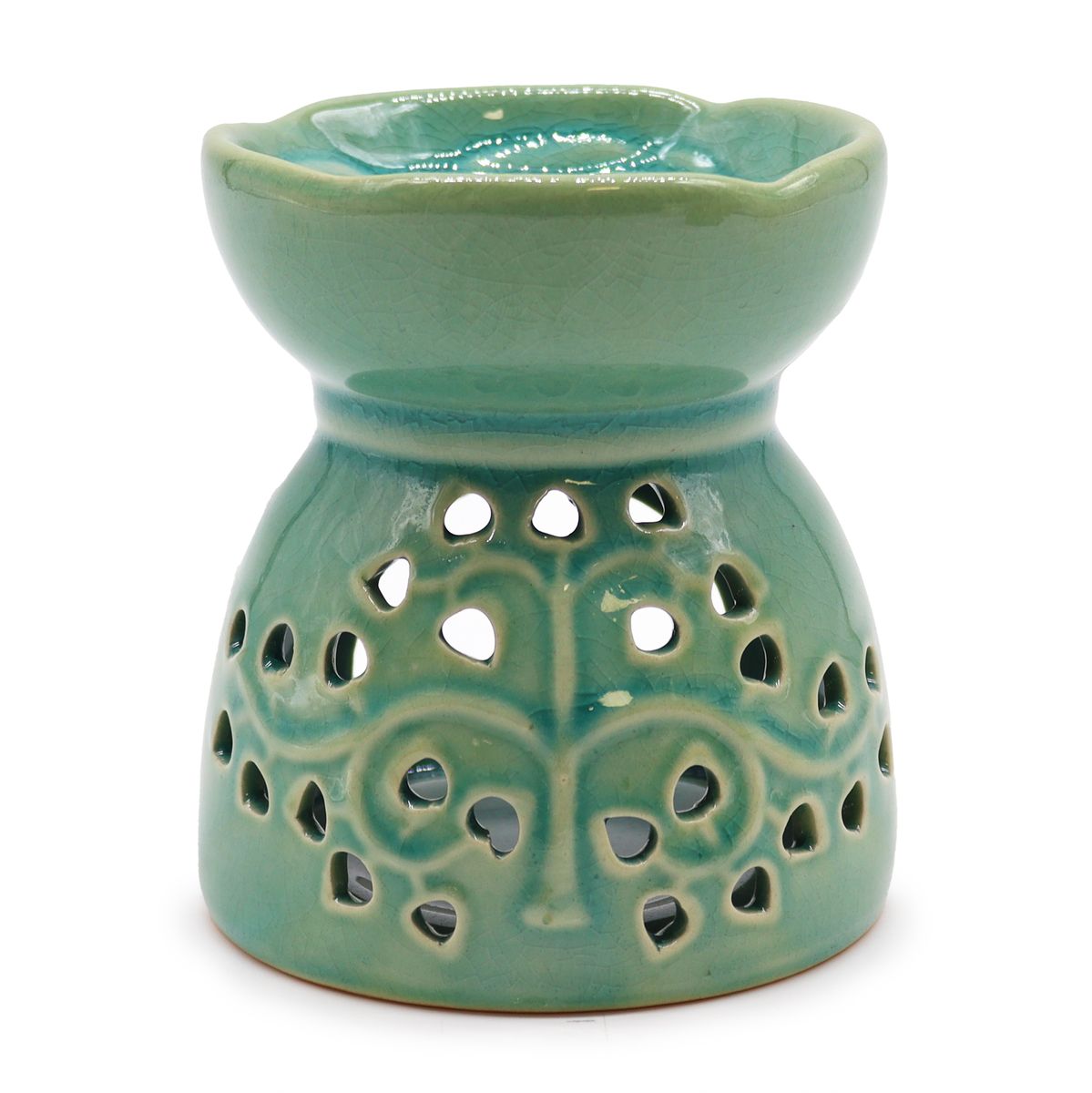Tree of Life Oil Burner – Blue