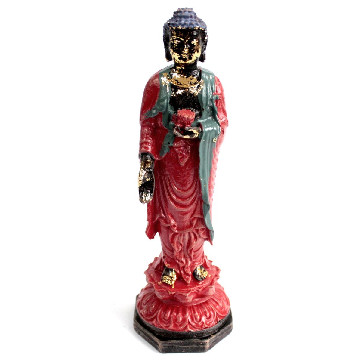 Antique Effect Standing Buddha Statue
