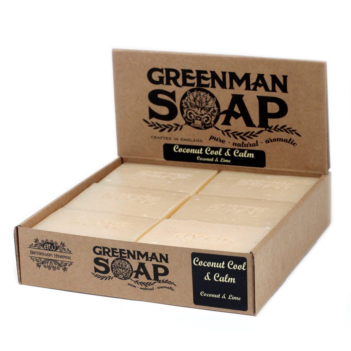 Greenman Soap Slice – Coconut Cool & Calm, 100g