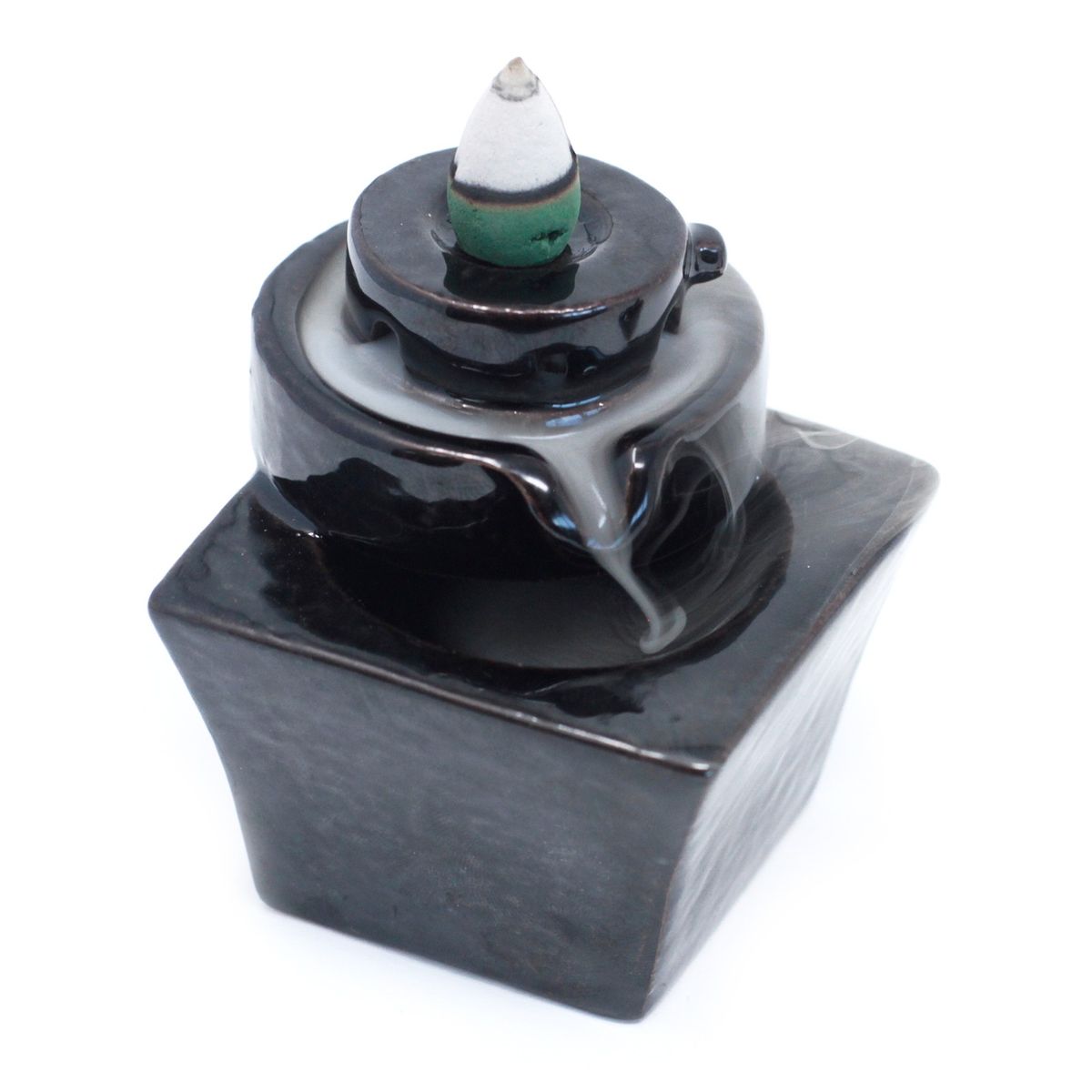 Backflow Incense Burner – Round to Square