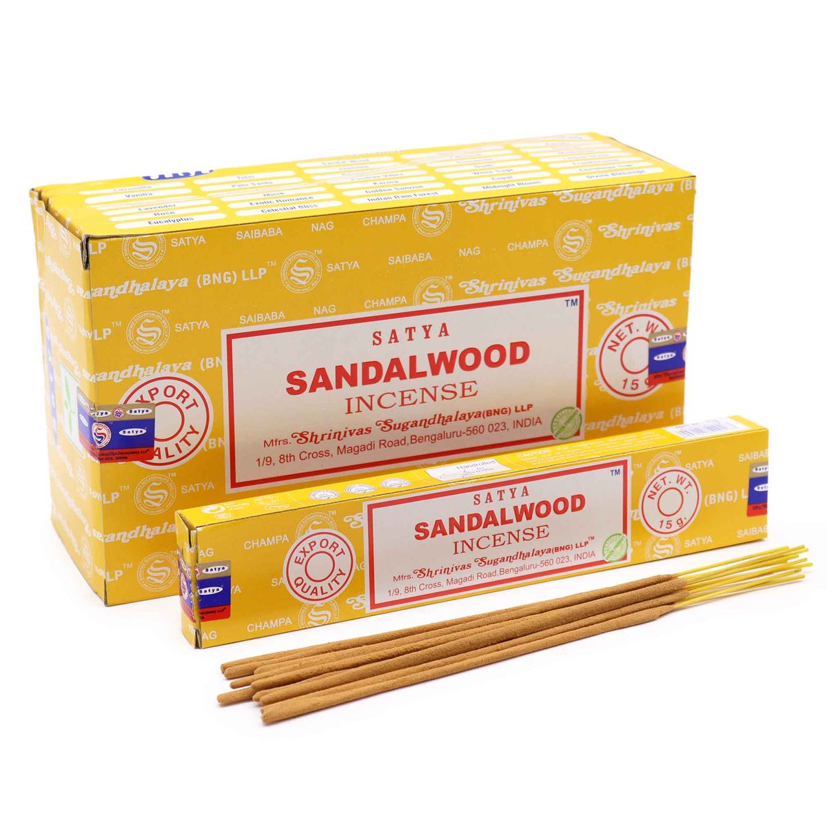 Satya Sandalwood Incense Sticks – 15g