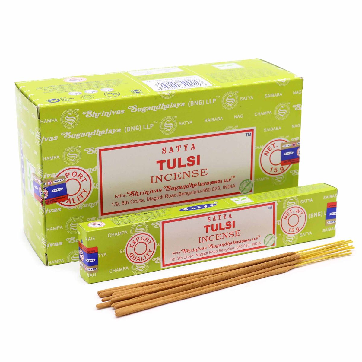 Satya Tulsi Incense Sticks – 15g
