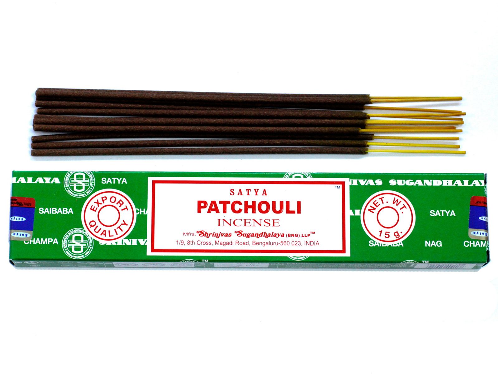 Satya Patchouli Incense Sticks – 15g
