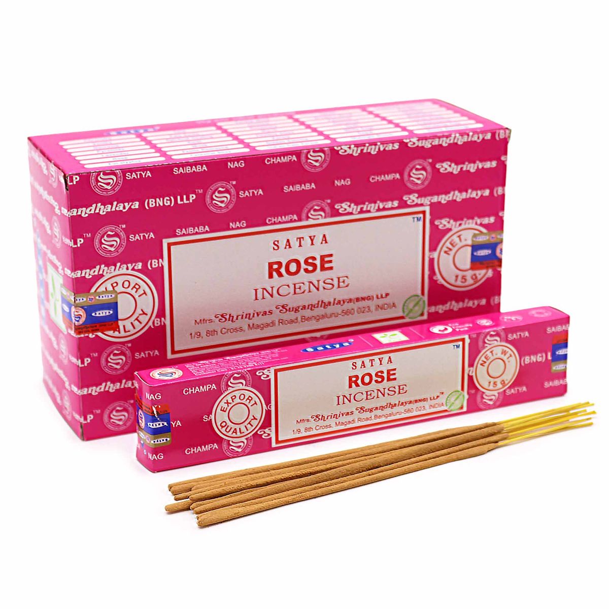 Satya Rose Incense Sticks – 15g