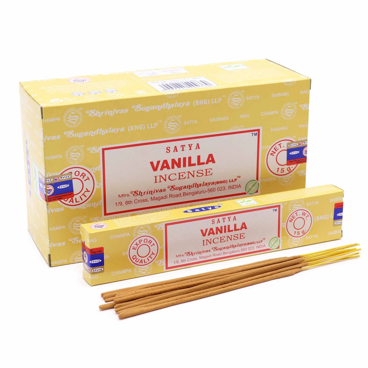 Satya Vanilla Incense Sticks – 15g