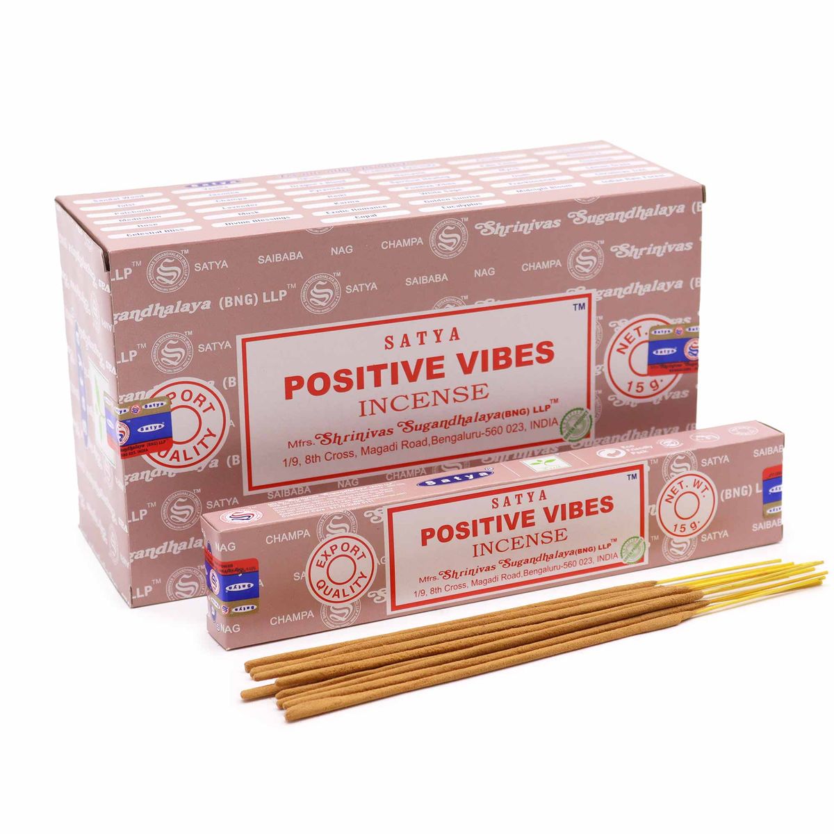 Satya Positive Vibes Incense Sticks – 15g