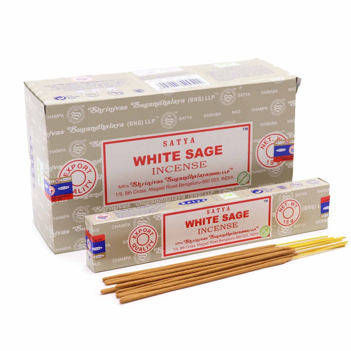 Satya White Sage Incense Sticks – 15g
