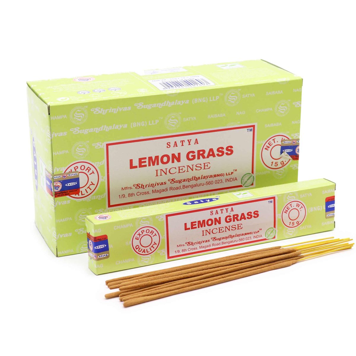 Satya Lemongrass Incense Sticks – 15g