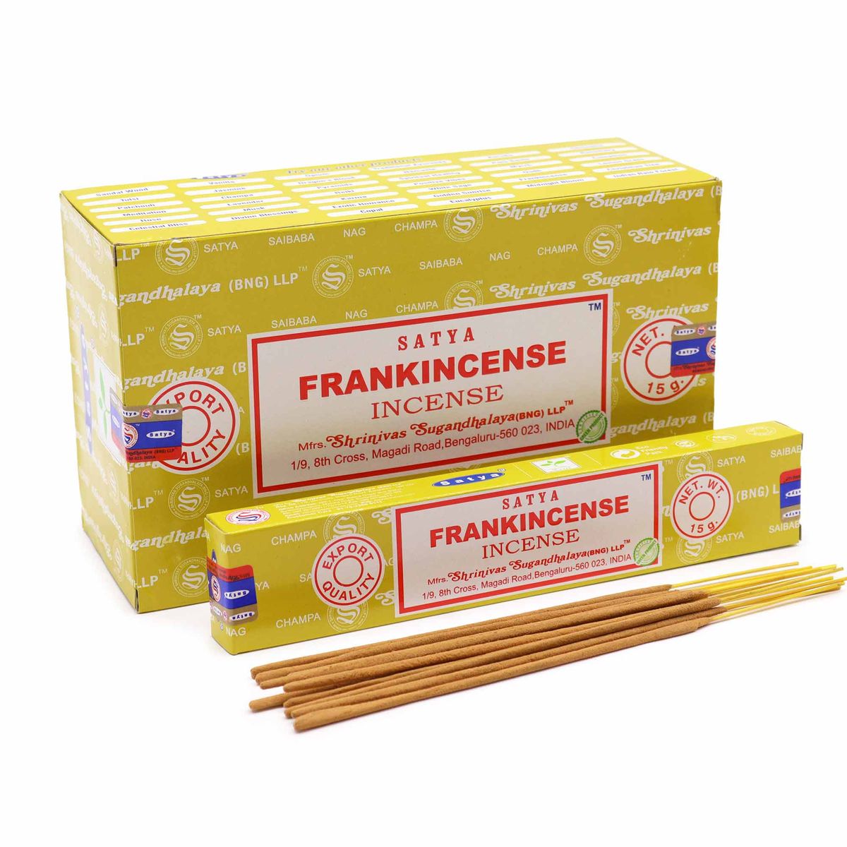 Satya Frankincense Incense Sticks – 15g