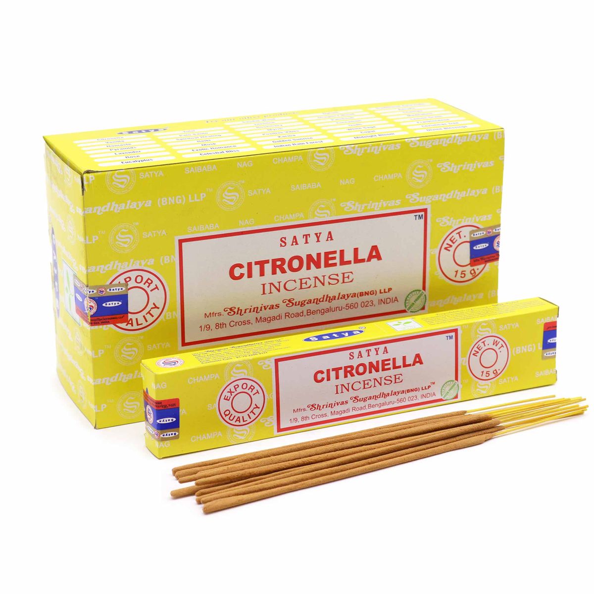 Satya Citronella Incense Sticks – 15g