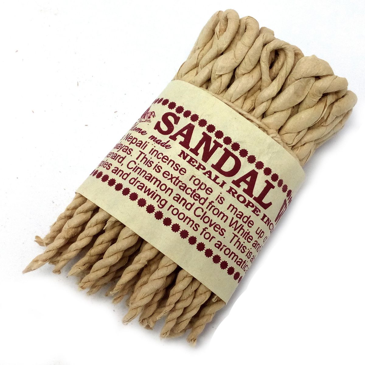 Pure Herbs Rope Incense – Sandalwood & Spice
