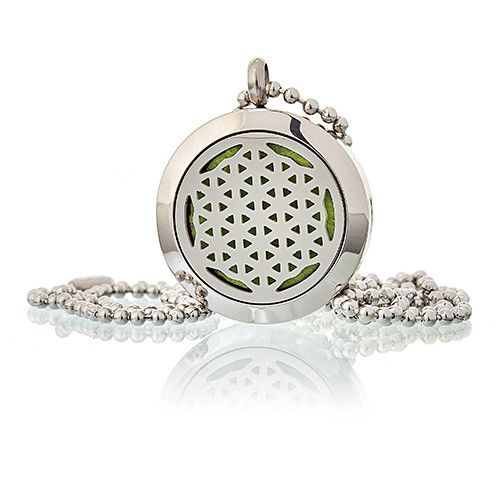 Aromatherapy Diffuser Necklace – Flower of Life, 25mm