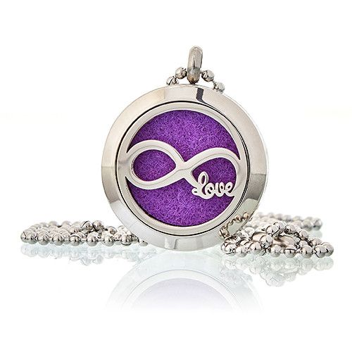 Aromatherapy Diffuser Necklace – Infinity Love, 25mm