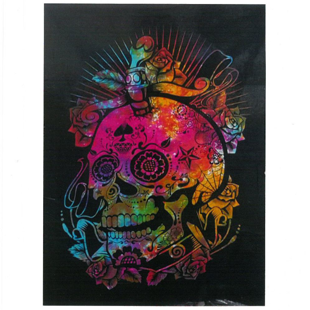 Cotton Wall Art – Day of the Dead Skull