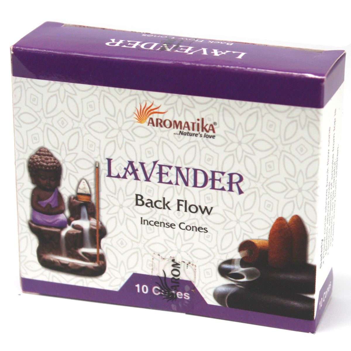 Aromatica Backflow Incense Cones – Lavender