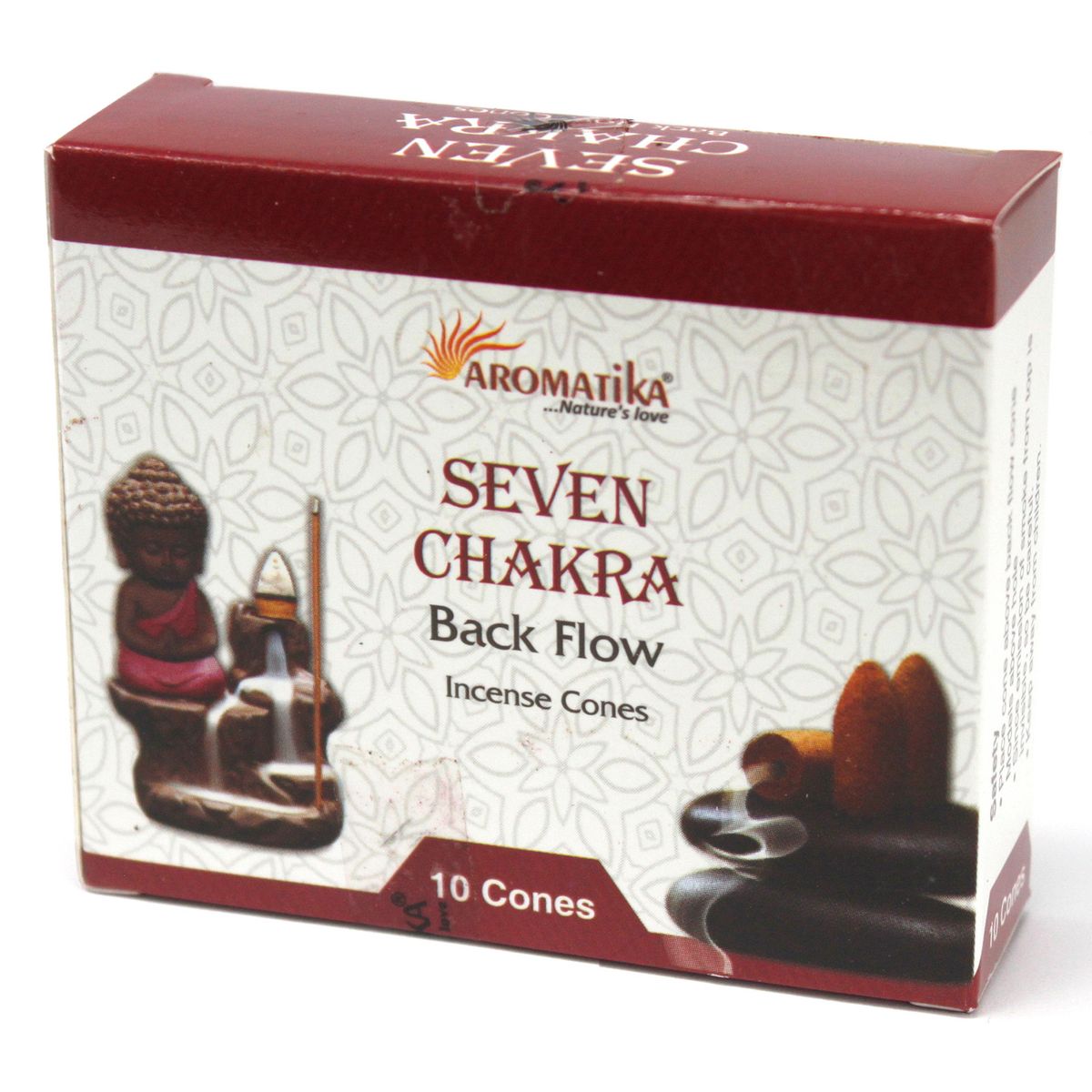 Aromatica Backflow Incense Cones – 7 Chakras