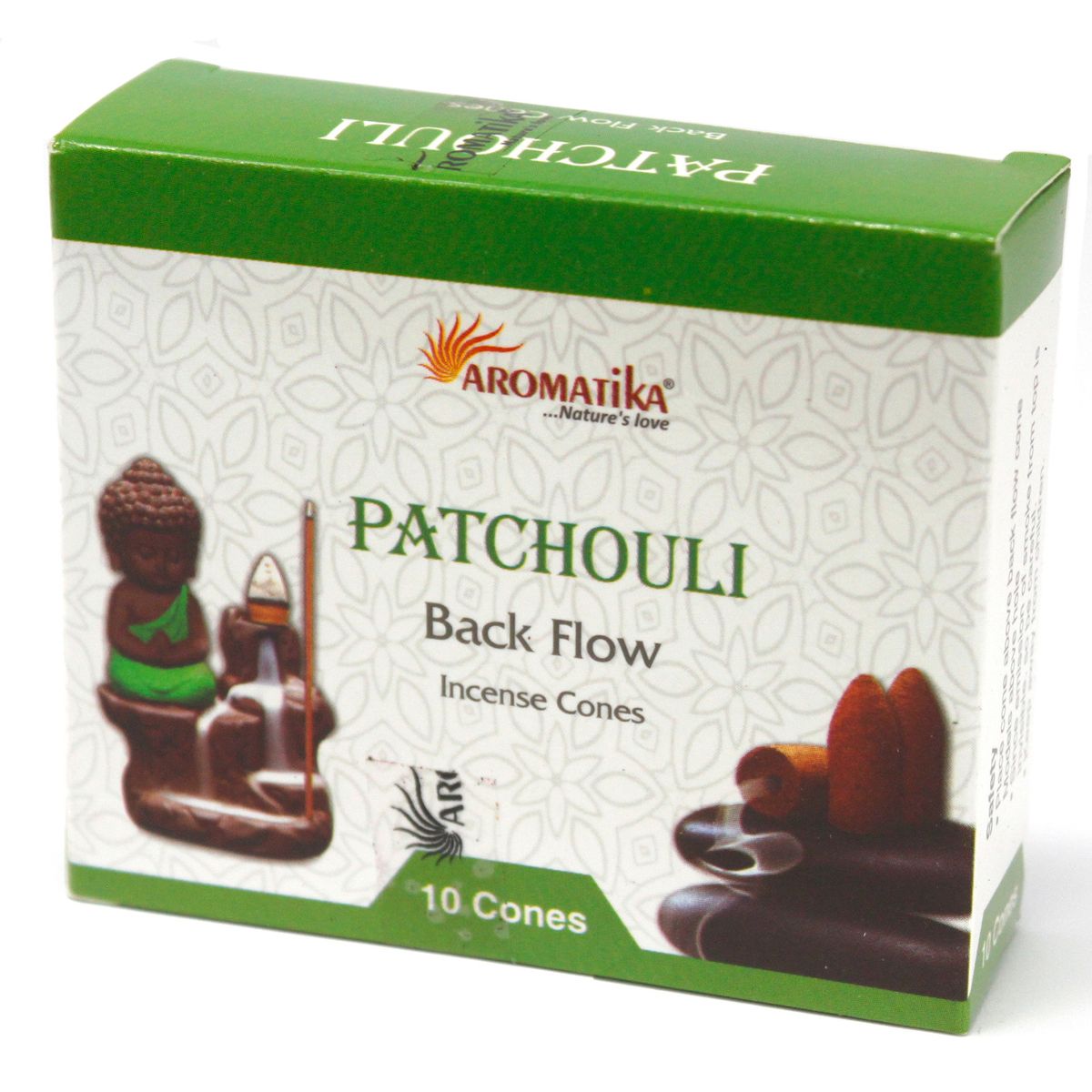 Aromatica Backflow Incense Cones – Patchouli