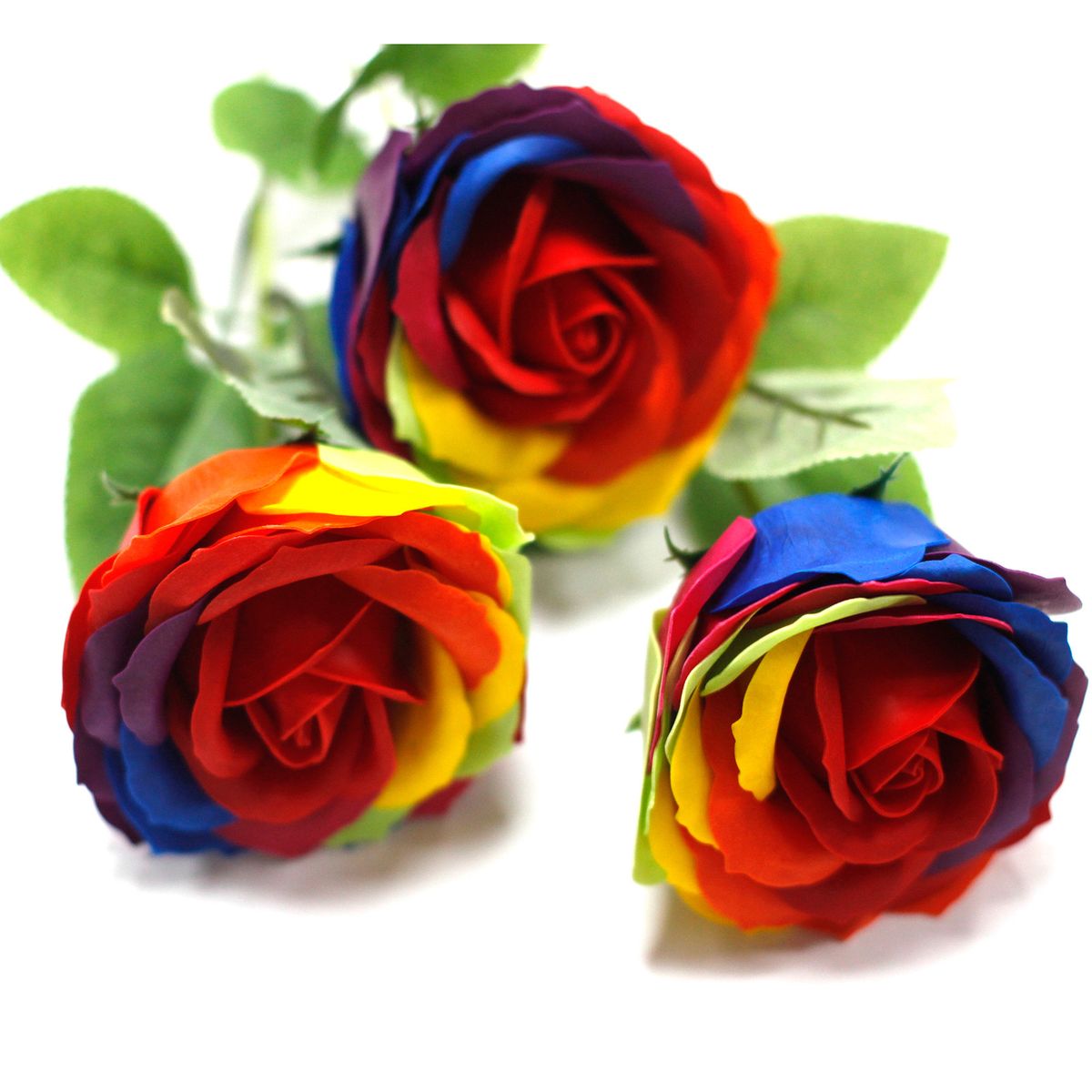 Luxury Soap Flower – Rainbow