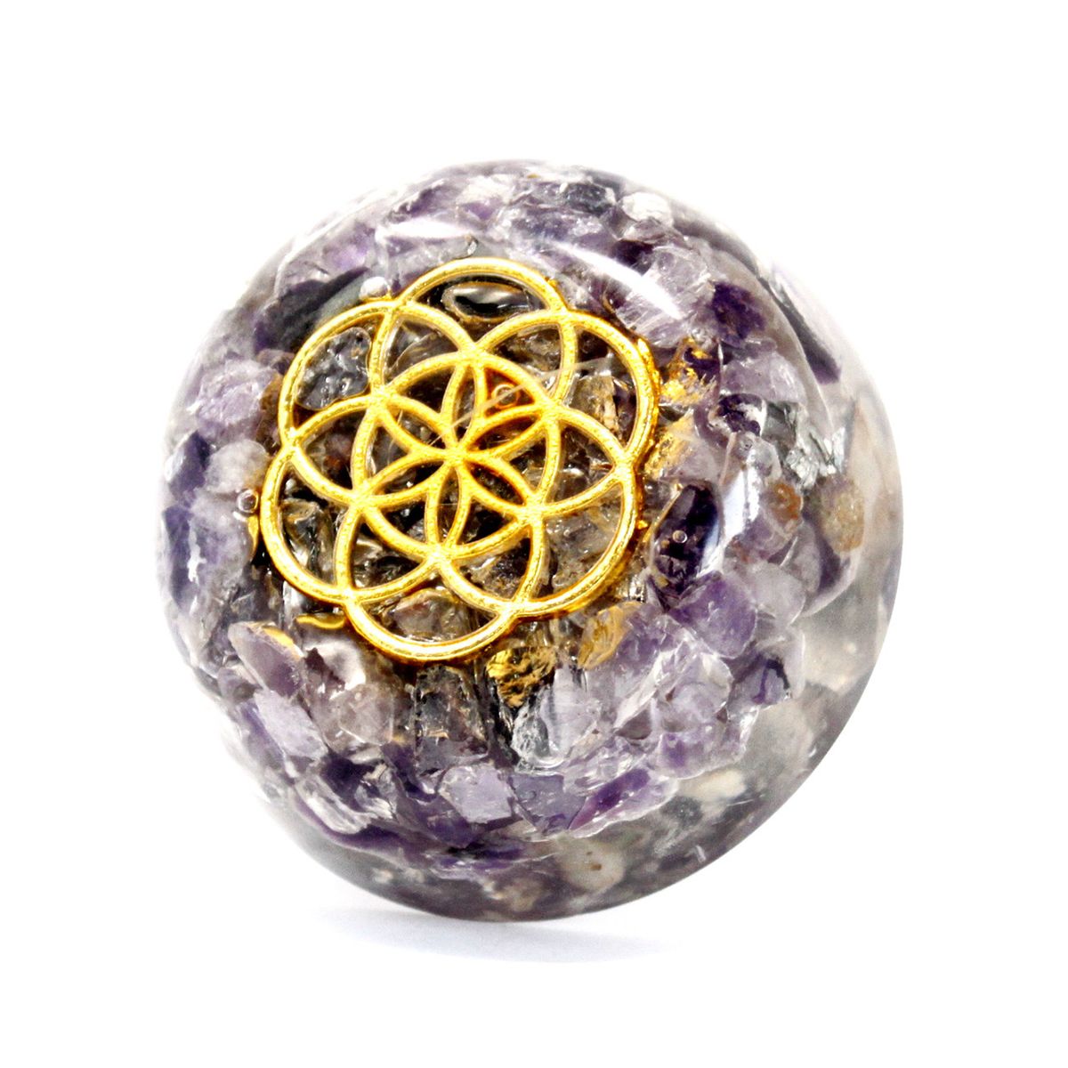 Orgonite Desk Dome – Amethyst