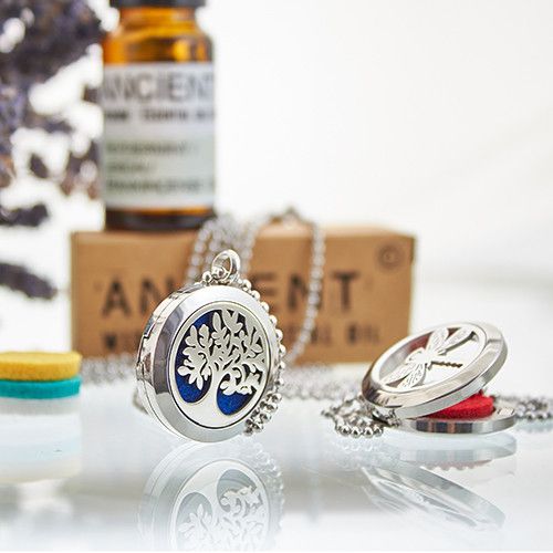 Aromatherapy Diffuser Necklace – Yoga Chakra, 30mm